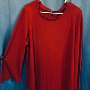 Elegant Burgundy Women's Tunic